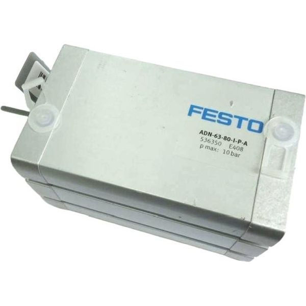 cilindro compacto, dupla ação, ISO21287, diâmetro 63mm, curso 80mm, rosca interna,  anéis/placas de amortecimento elásticos nas posições finaisl, detecção de posição