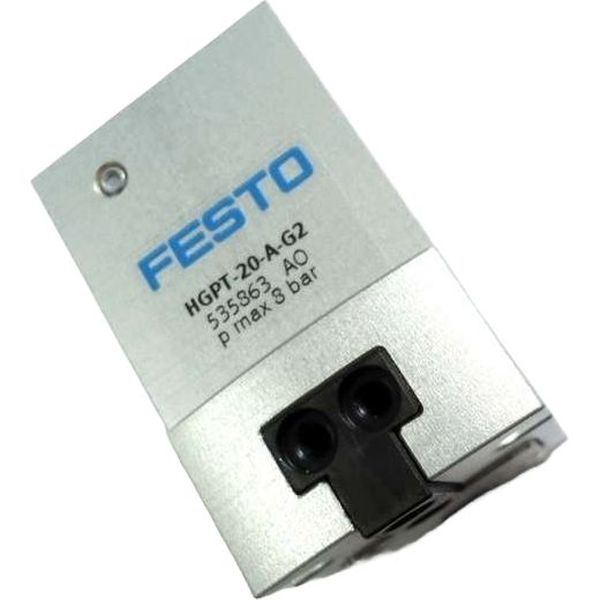 tamanho 20, conexão pneumática M5, meio ar comprimido, temperatura ambiente 5...60°C, grau de proteção IP40, pressão 4...8bar, material do corpo alumínio anodizado