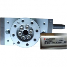 Mesa rotativa tipo pinhão-cremalheira MSQB100R - SMC seminova