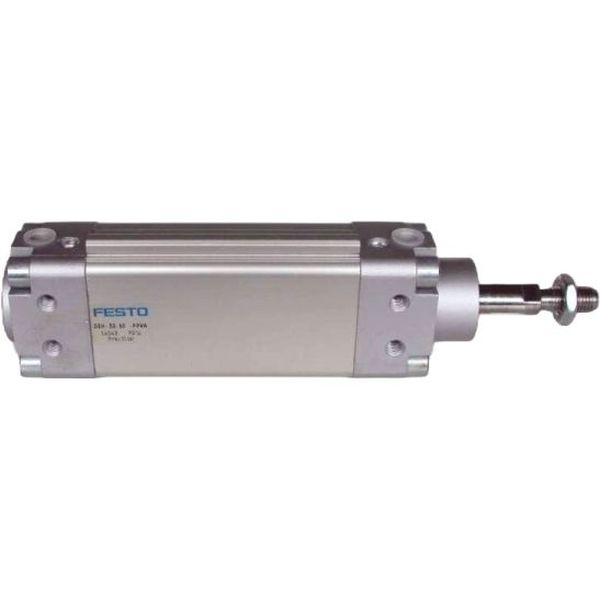 atuador plano antigiro, diâmetro 32mm, curso 50mm, dupla ação, amortecimento pneumático regulável de fim de curso, detecção de posição