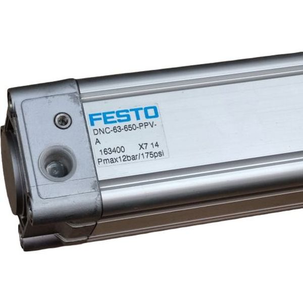 diâmetro 63mm, curso 650mm, dupla ação, amortecimento pneumático regulável de fim de curso, detecção de posição, ISO 15552, ranhura para sensor