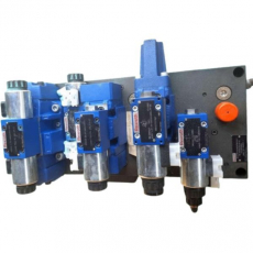 Bloco com válvulas hidráulicas 12W487362P40493333 - REXROTH