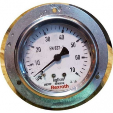 Man&ocirc;metro 70kgf/cm2 com flange - REXROTH seminovo