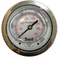 Man&ocirc;metro PFQ913R1R11 700bar 10000psi com glicerina - WINTERS