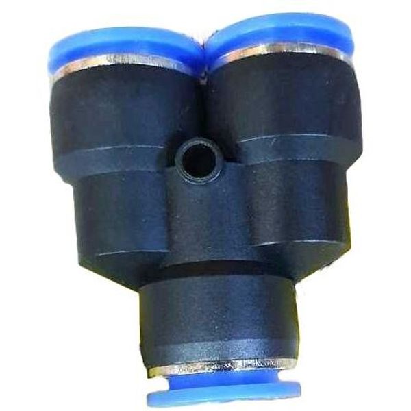 conexão para tubo diâmetro 16mm, meio de operação ar comprimido, anel de desengate azul