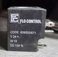 Bobina pneumática 609500671 24V 10W - FLO CONTROL usada