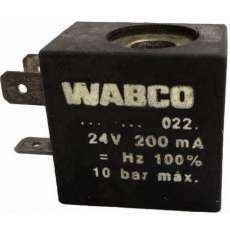 Bobina pneumática 24V 200mA - WABCO usada