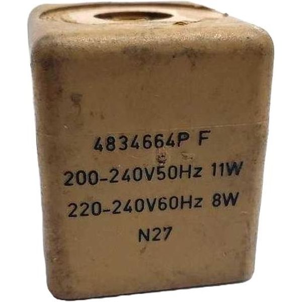 tensão 200-240V/50Hz / potência 11W, 220-240V/60Hz / potência 8W, quadrada, encapsulada, ligação elétrica com pinos