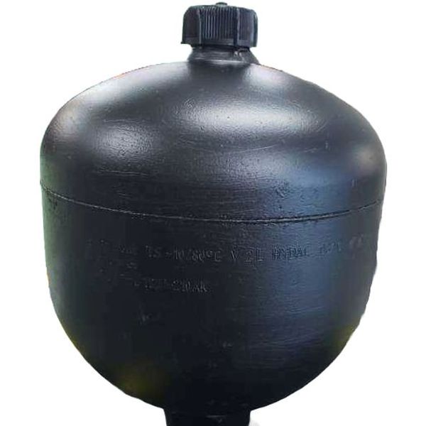 volume 2 litros, instalação qualquer posição, gás de carga Nitrogênio, material do corpo aço carbono