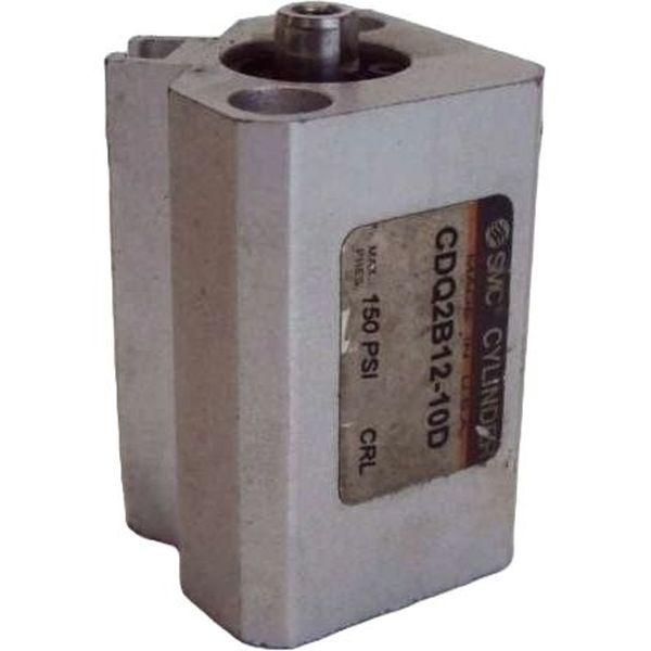 cilindro compacto, dupla ação, haste simples, com êmbolo magnético, diâmetro 12mm, curso 10mm, fluido ar
