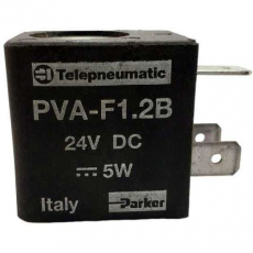 Bobina pneumática PVAF12B 24VDC 5W - TELEPNEUMATIC seminova