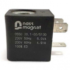 Bobina pneumática 0550001005130 230V - NASS MAGNET seminova