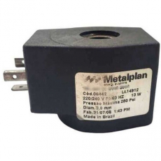 Bobina pneumática 06442 220/240V 50/60HZ 13W - METALPLAN seminova