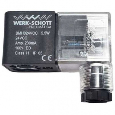 Bobina pneumática BMH024VCC 24VCC 5.5W - WERK SCHOTT