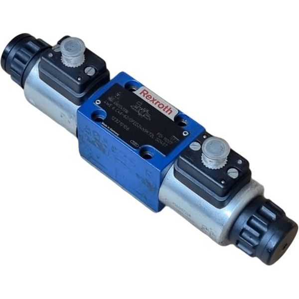 pressão máxima 350bar, 4 conexões úteis, tamanho 6, centro C, 24V, com emergência manual coberta
