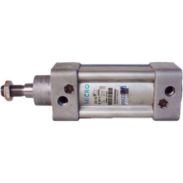 diâmetro 50mm, curso 50mm, sem ímã, duplo amortecimento, fluido ar comprimido, corpo alumínio