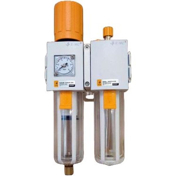 conexão 1/2, pressão de trabalho 1.5MPa, visor quadrado, copo policarbonato, dreno automático