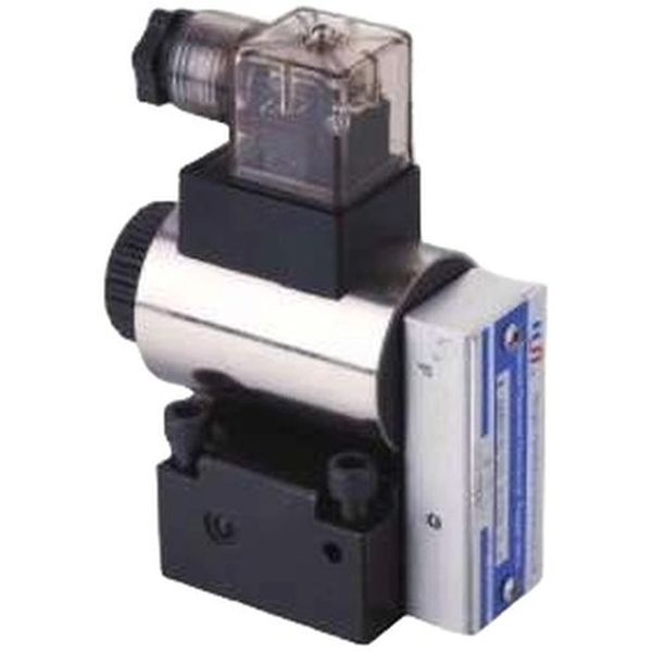 3 vias, tamanho 10, NA (U), tensão 24VDC, vazão 30l/min, pressão de trabalho 31,5MPa, fluido óleo mineral, corpo aço, tratamento de superfície óxido preto